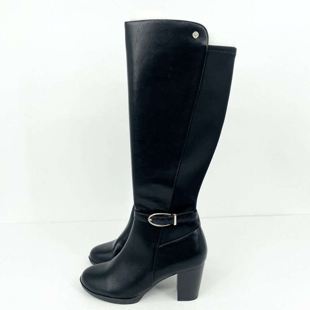 Anne Klein Womens Rivera Knee High Boots US 8 M EU 38 Black NIB - Picture 8 of 12